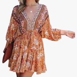 Free People Inspired Floral Dress